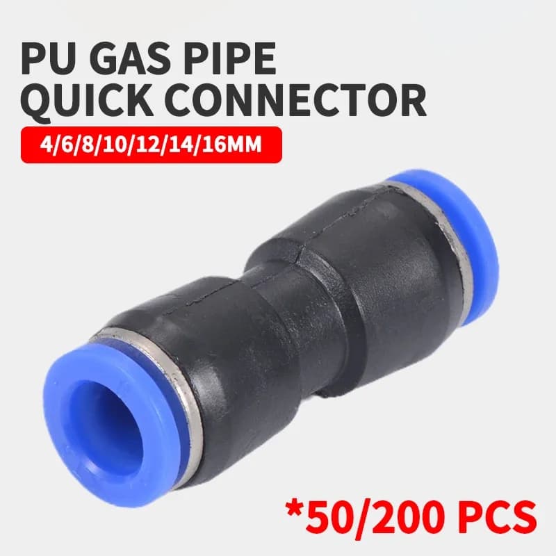 Push-to-Connect Fittings | 4mm to 10mm | Quick-Release Air & Water Hose Connectors - Thumbnail 2