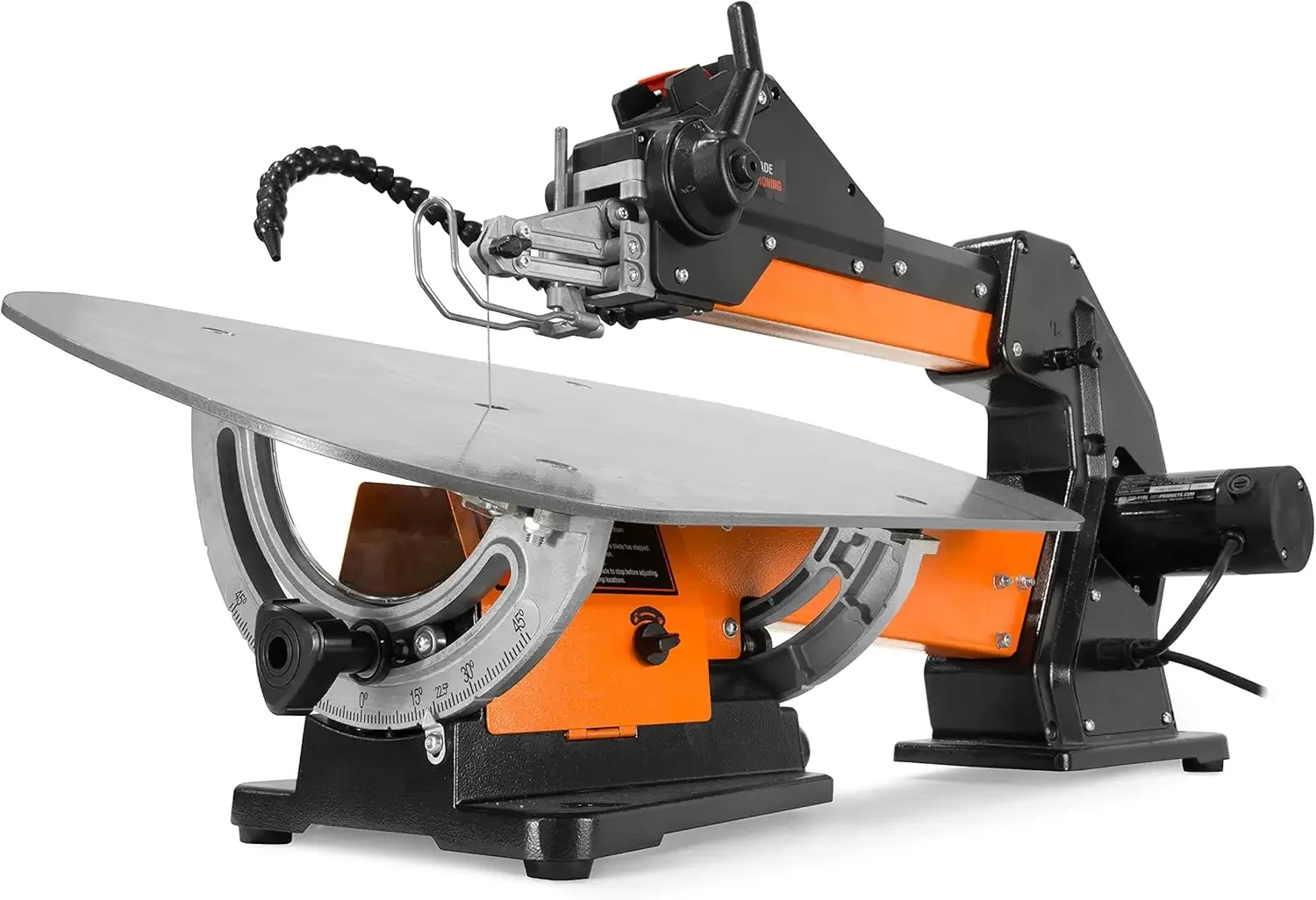 21-Inch Scroll Saw | Variable Speed & Dual-Bevel Table | Precision Woodworking Tool - Thumbnail 4