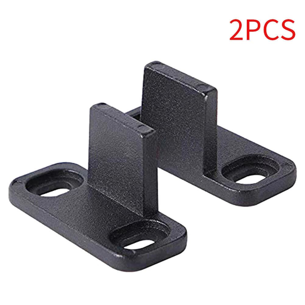 Sliding Door Floor Guide | 2-Pack Adjustable Bottom Bracket | Silent Roller Hardware - Thumbnail 2