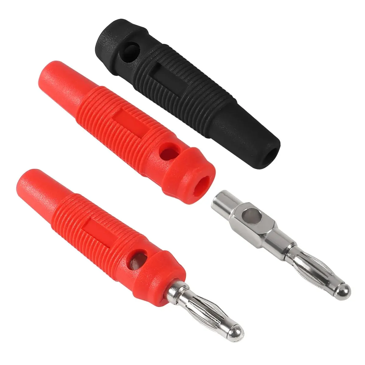 4mm Banana Plugs | 10-Pack High-Current 32A Connectors | Stackable Speaker Cable Adapters - Thumbnail 6