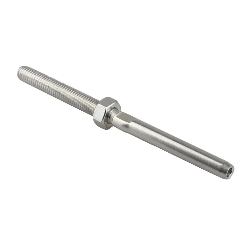 Steel Swage Stud Terminals | 4-Piece Threaded Set | Heavy-Duty Wire Rope Connectors for Durability - Thumbnail 4