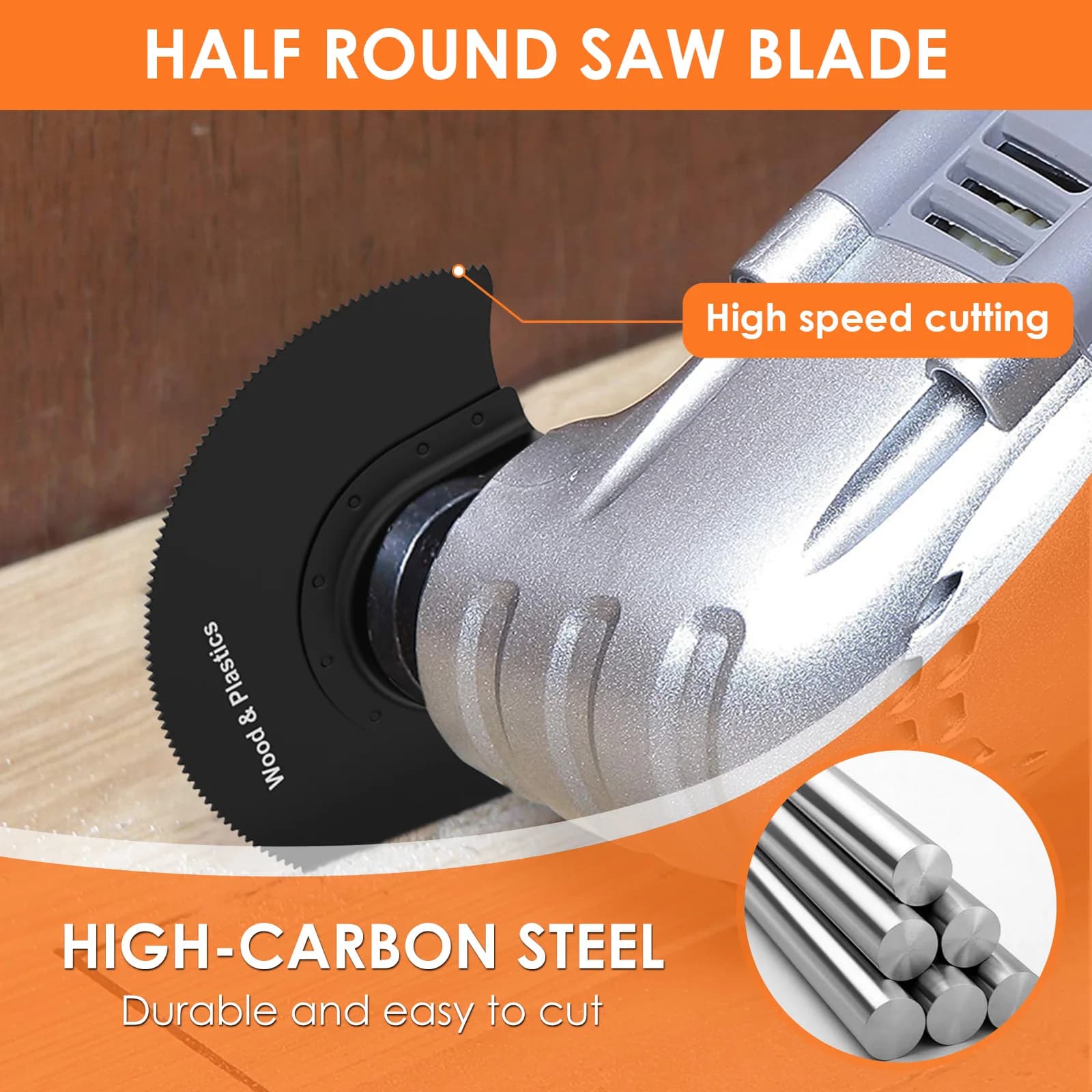 Oscillating Multi-Tool Blade Set | High-Carbon Steel | Wood & Renovation Cutter - Thumbnail 7