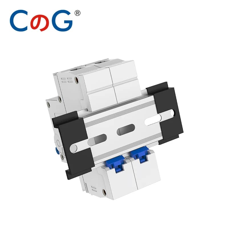 CG 2P MCB 10A 16A 20A 25A 32A 40A50A63A Circuit Breaker DZ47Z 500V/1000V Din Rail Mount DC Disconnect Switch for Solar PV System - Thumbnail 3