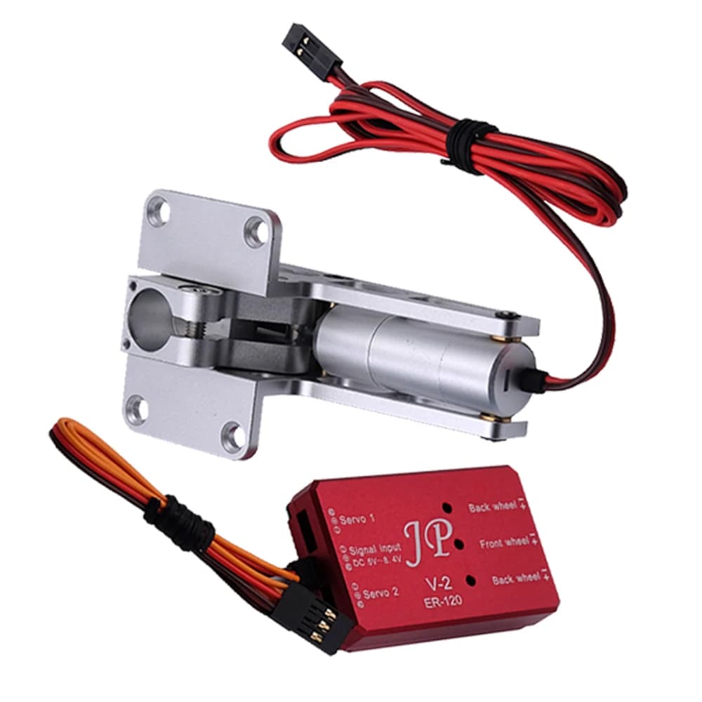 CNC Electric Retracts | 7-8KG, 90-120mm Stroke | For 90-120mm RC Plane Jets & Models - Thumbnail 5