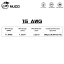 Silicone - 15 AWG