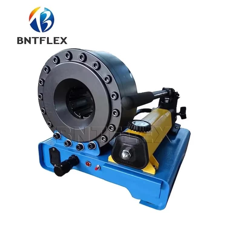 Portable Hydraulic Hose Press | BNT30A Hand Pump | Heavy-Duty Crimping Tool - Thumbnail 2