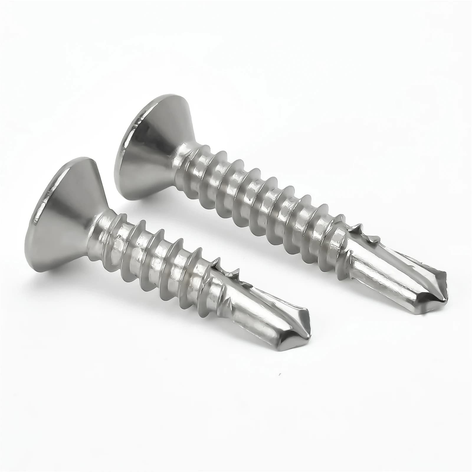 Phillips Drilling Screws | 410 Stainless Steel | Countersunk Self Tapping Fasteners - Thumbnail 4
