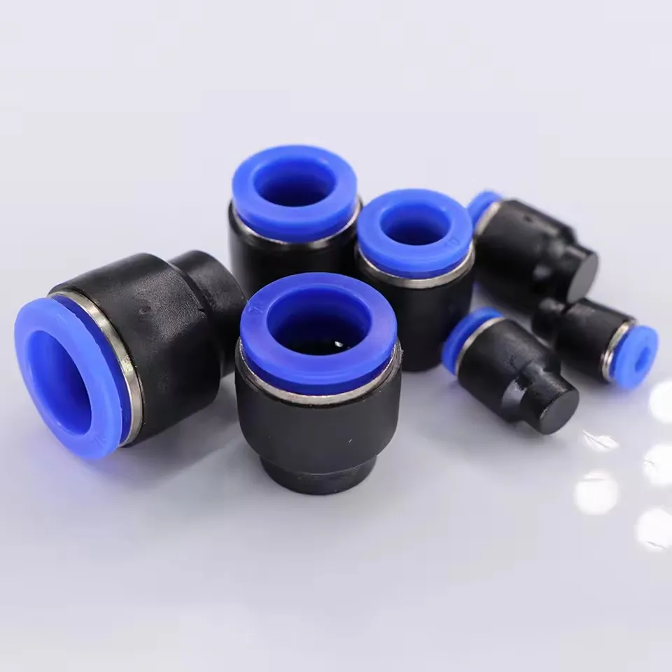 Quick-Connect Air Hose Fittings | 5-Piece Kit | 4mm to 16mm Sealed Connectors - Thumbnail 3