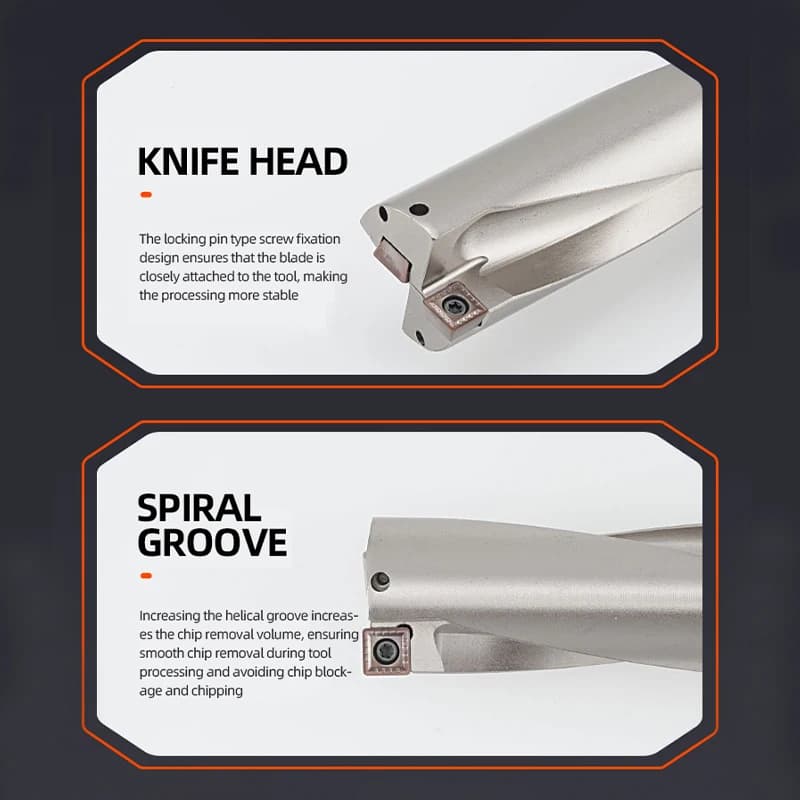 U-Drill Set | SP Series Quick-Change Inserts | C20-C32 Metal Drilling - Thumbnail 5