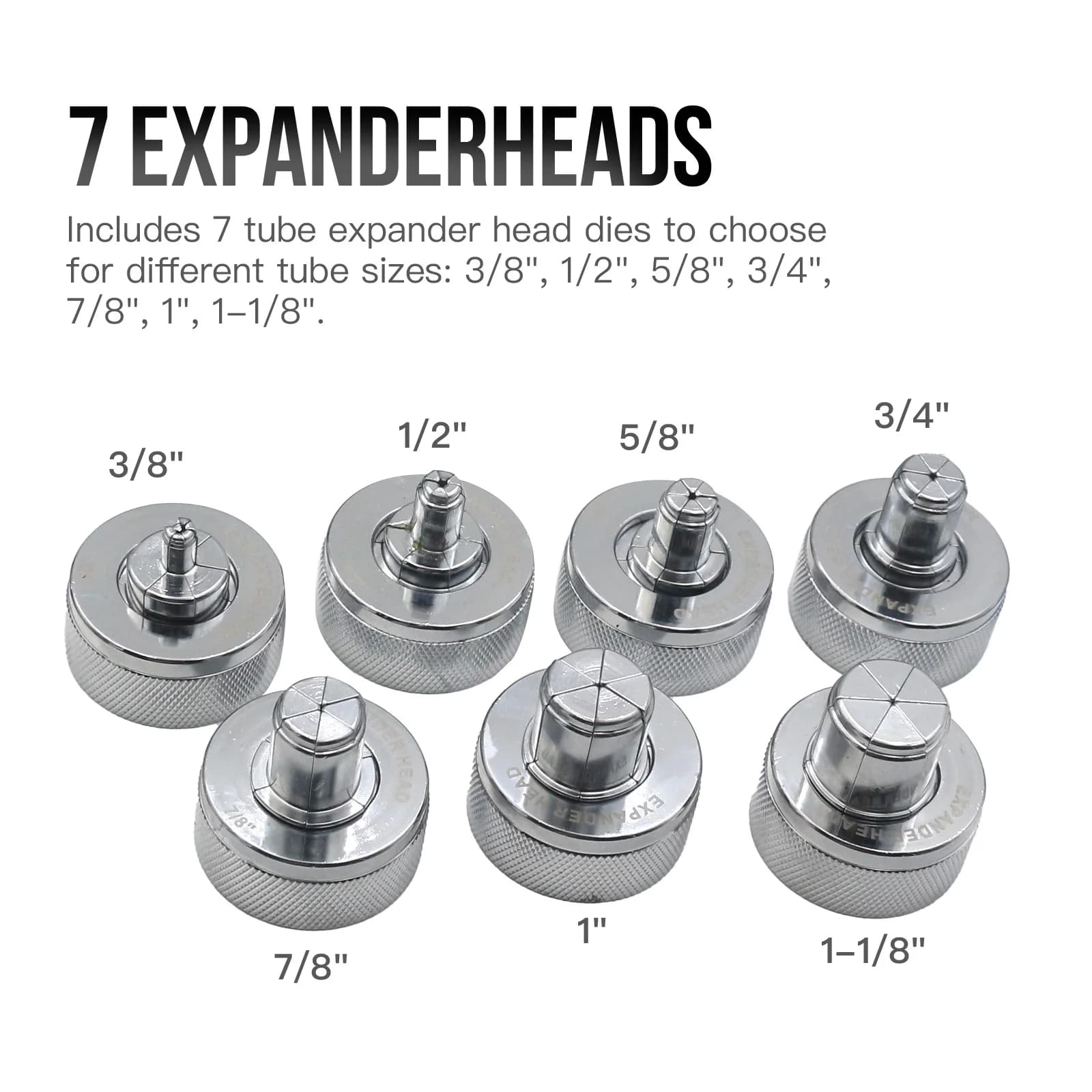 iGeelee Copper Tube Expander Hydraulic Tube Swaging & Expanding Tool Kit Range 1/2\ - Thumbnail 6