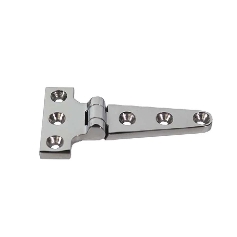 316 Stainless Steel T-Hinge | Corrosion Resistant Strap Hinge | For Hanging Cabinet & Shed Doors - Thumbnail 3