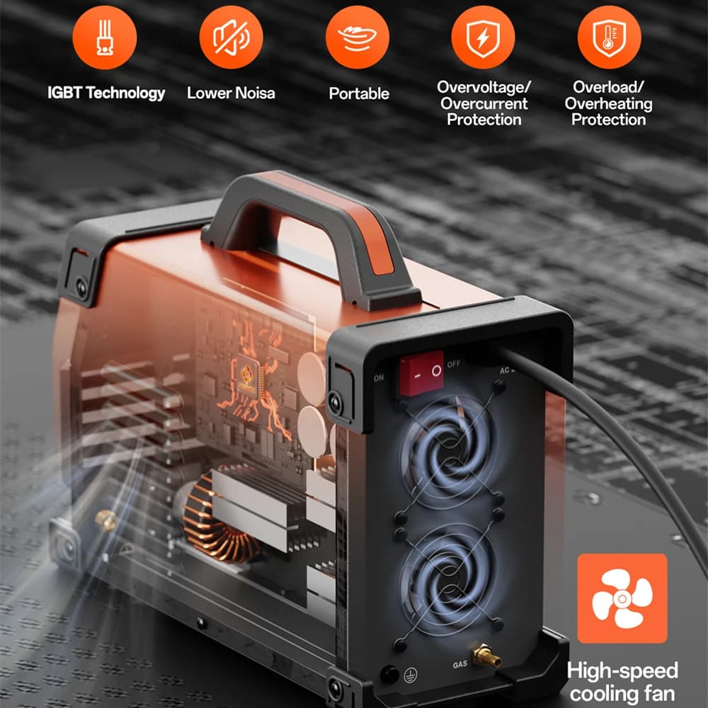 TIG/Stick Welder | 250A IGBT Inverter | AC/DC with Pulse & HF Start | Digital Precision - Thumbnail 4
