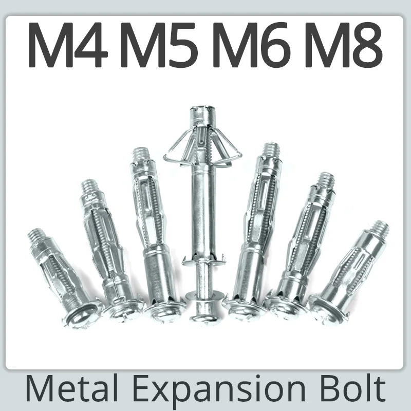 Anchor Expansion Bolts | M4 M5 M6 M8 for Gypsum Board | Hollow Wall & Ceiling Plugs - Thumbnail 4