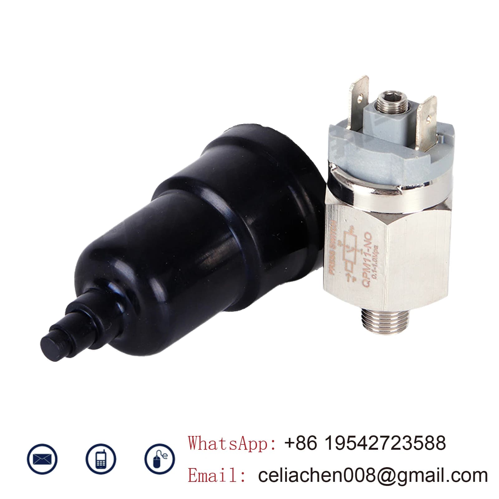 Professional Air Pressure Switch | 0.02-1MPa Adjustable Range | NO/NC Control for Compressors & Hydraulic Systems - Thumbnail 4