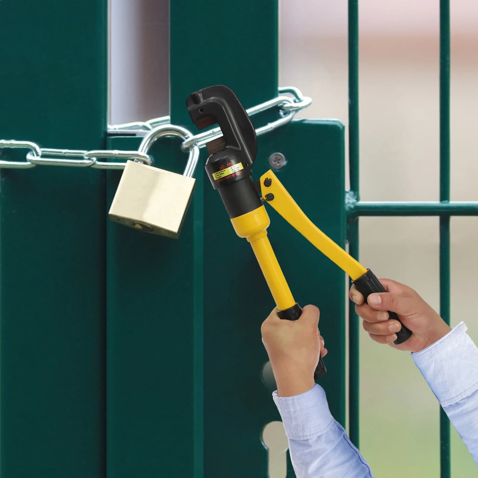 Rebar Cutter | 8 Ton (17637 lbs) Capacity | Heavy-Duty Construction Bolt Cutters - Thumbnail 3
