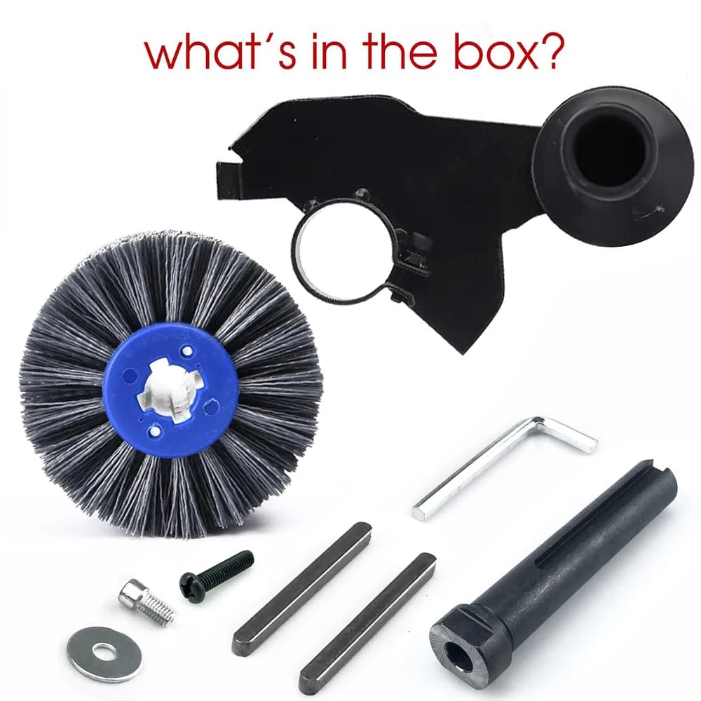 Abrasive Drum Wheel Kit for Angle Grinders | M10/M14 Arbor | Polishing & Burnishing Accessory - Thumbnail 2
