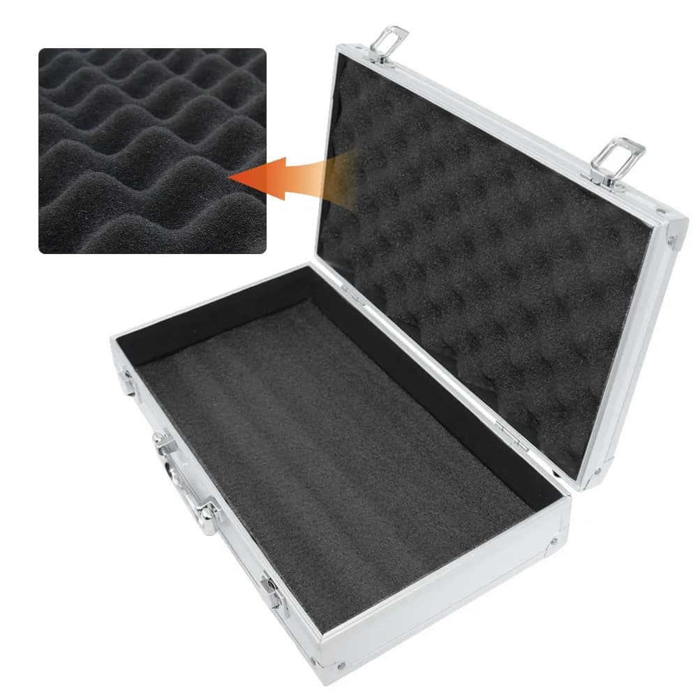Alloy Tool Storage Box | Professional Equipment Case | Cotton-Lined Organizer - Thumbnail 5