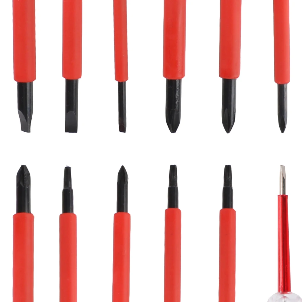 13-Piece Insulated Screwdriver Set | 1000V Rated | Magnetic Tips for Electricians