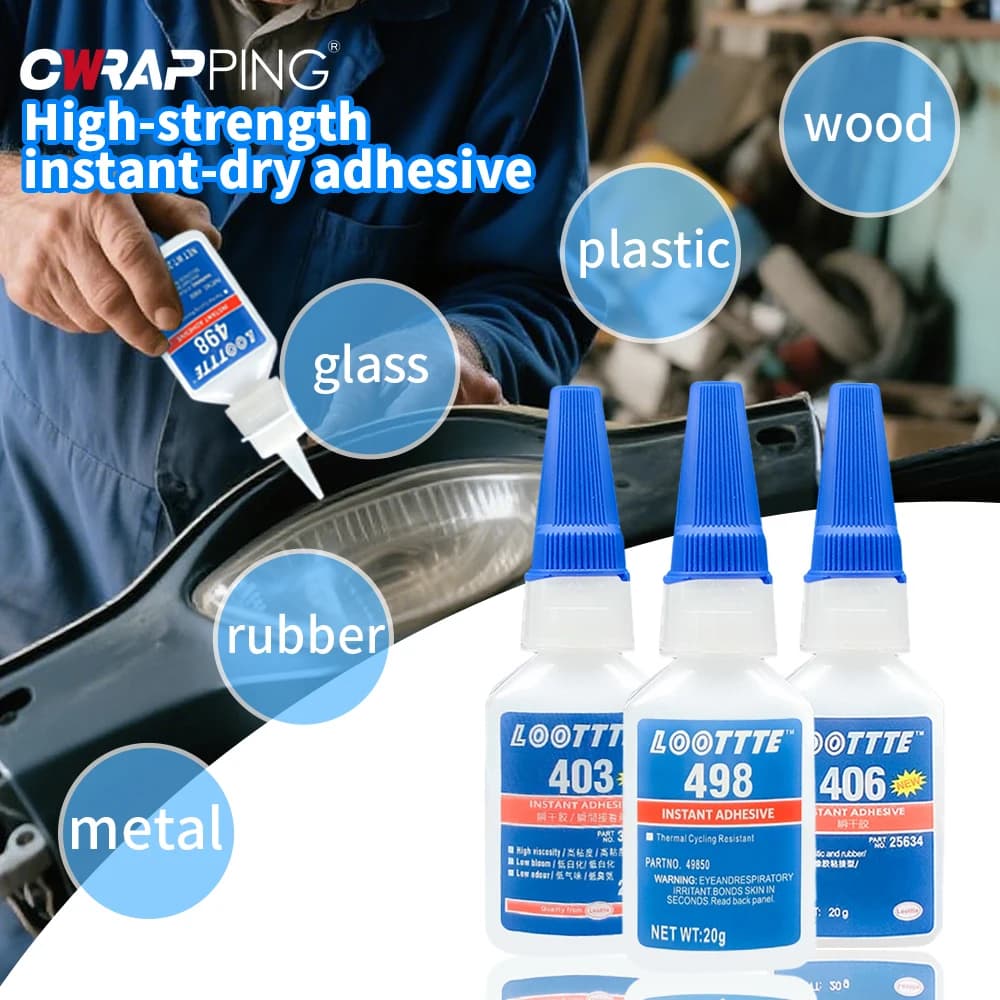 Professional-Grade Instant Adhesive | 20g Multi-Surface Bonding Glue for Metal, Wood, Plastic & Glass - Thumbnail 8