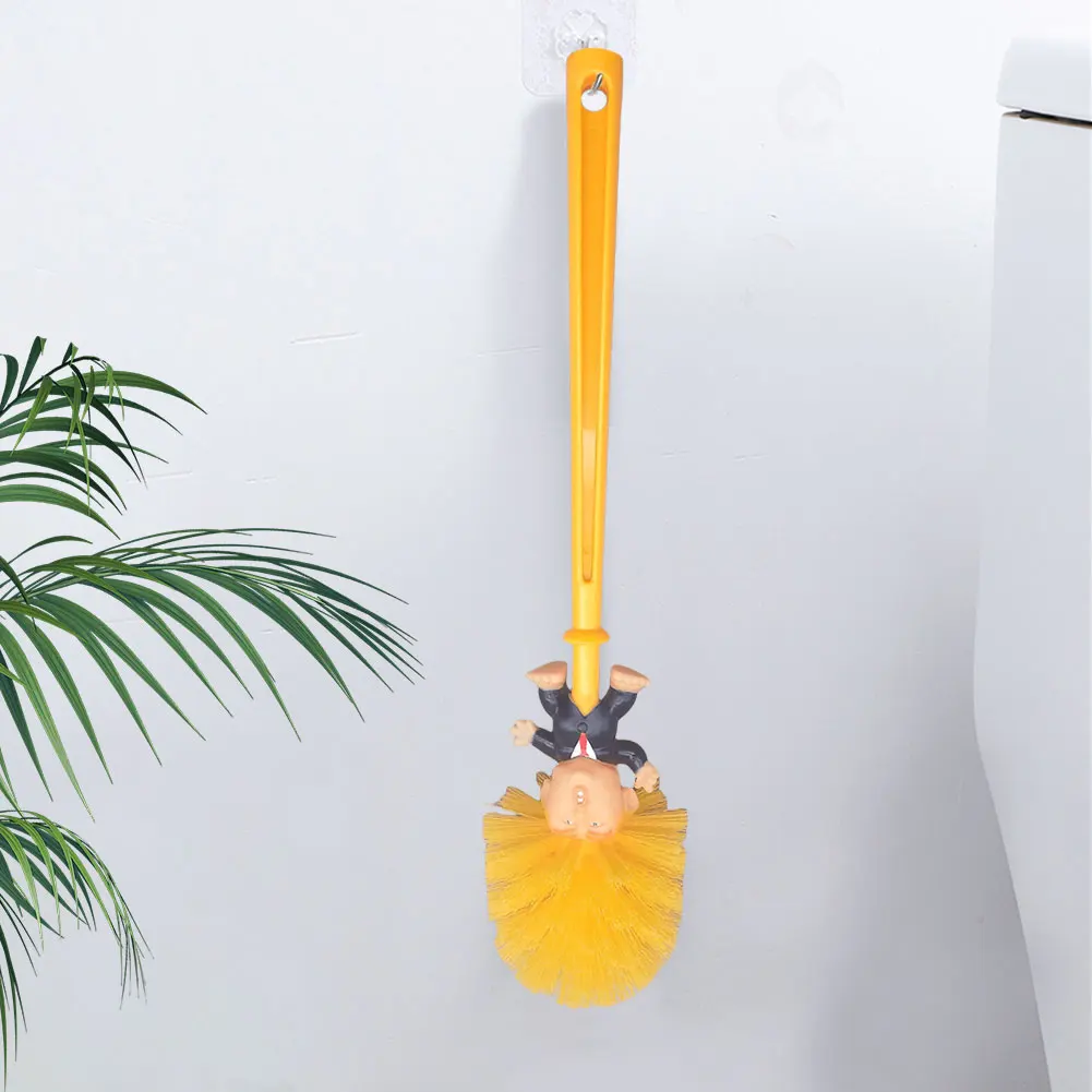 Toilet Bowl Cleaning Brush Set | Hygienic Bathroom Accessory with Elegant Holder - Thumbnail 3