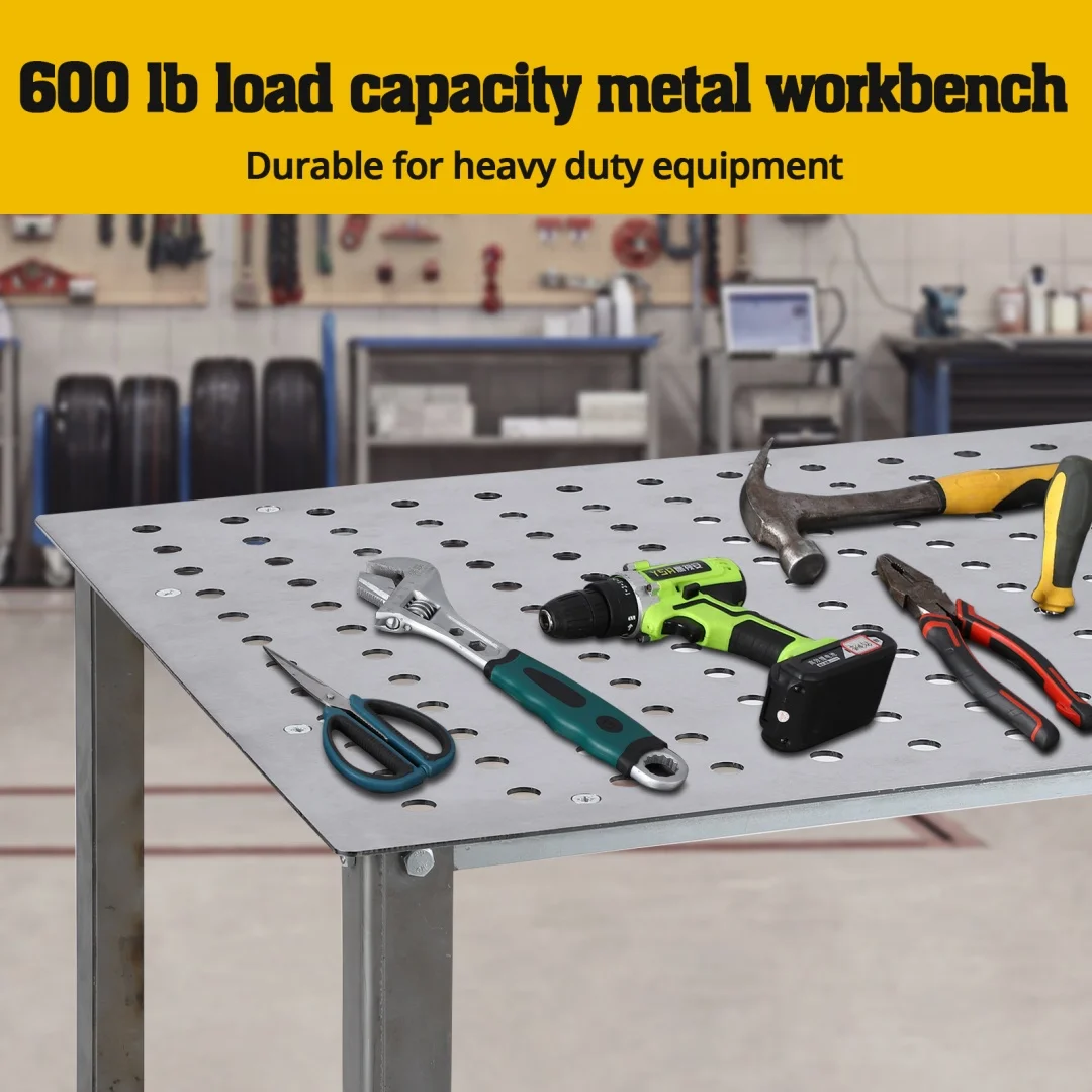 Welding Table | 36 Heavy-Duty Steel Workbench | Precision Fabrication & Assembly - Thumbnail 4