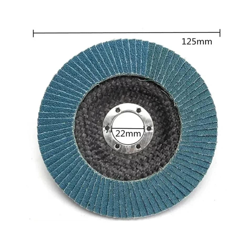 125mm Flap Disc Grinding Wheel | 40/60/80/120 Grit | For Metal Angle Grinder - Thumbnail 5