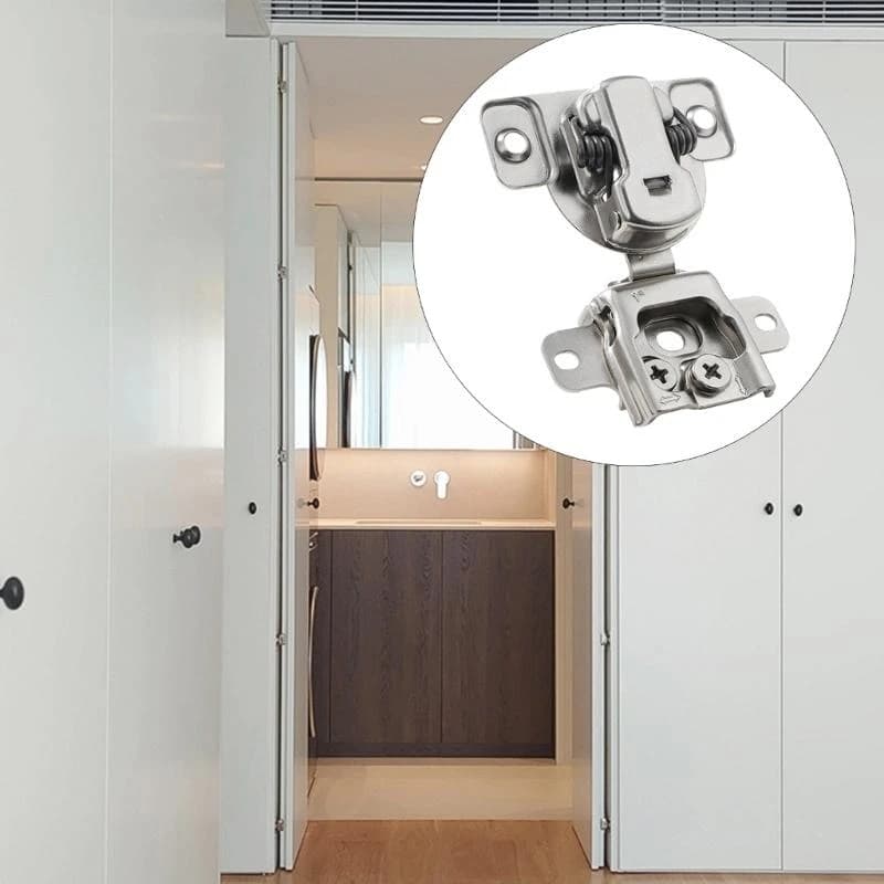 Closing Cabinet Hinges | Quiet Screw-In Installation | US Standard Door Hardware for Enhanced Longevity - Thumbnail 2