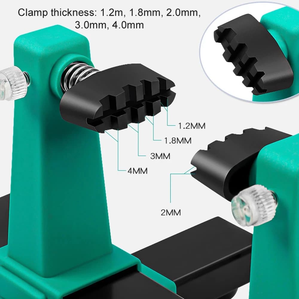 PCB Workstation | 360° Adjustable Circuit Board Holder for Precision Soldering & Repair - Thumbnail 5