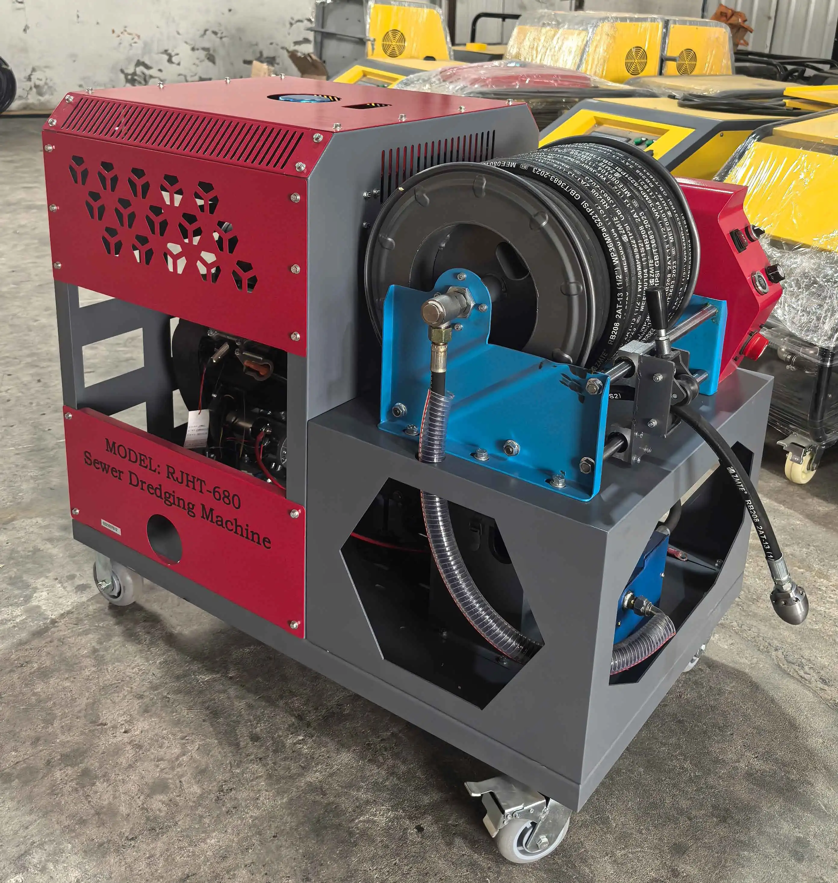 37HP High Pressure Washer | 85LPM Water Jetting Cleaner | Sewer & Drain Cleaning Machine - Thumbnail 4