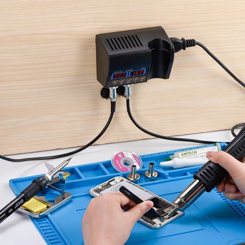 750W Soldering Station | Digital LCD Display | BGA & SMD Rework for PCB & Phone Repair - Thumbnail 5