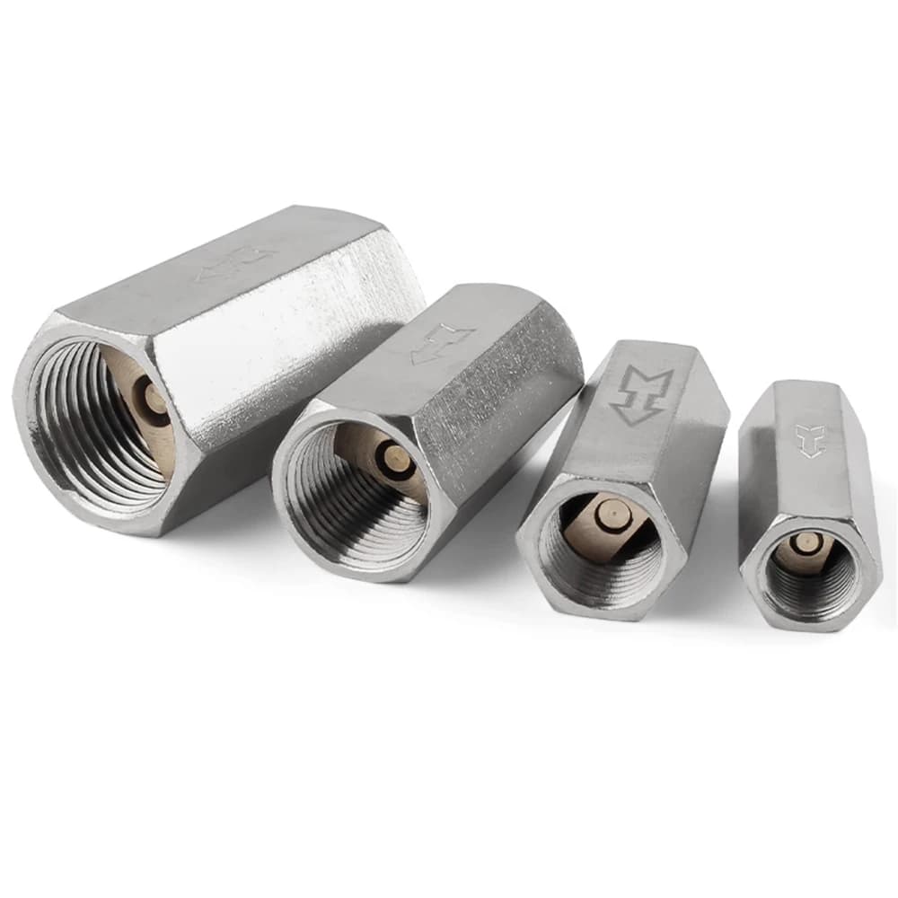 Brass One-Way Check Valve | 1/8 to 3/4 BSP Internal Thread | Pneumatic Air Flow Control - Thumbnail 6