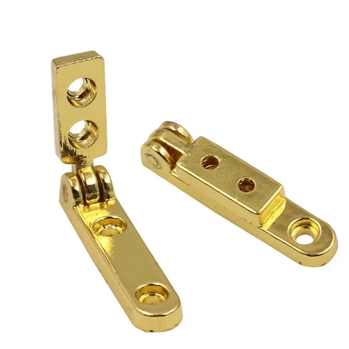 Zinc Alloy Mini Hinges | 2Pcs 30x20x6mm | Durable Hardware for Jewelry & Wooden Boxes - Thumbnail 2