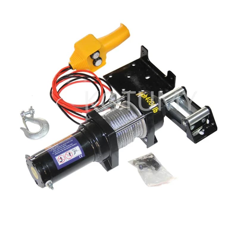 12V/24V Off-Road Winch | 3500-4500lb Recovery Capacity | Heavy-Duty Vehicle & Trailer Rescue - Thumbnail 2