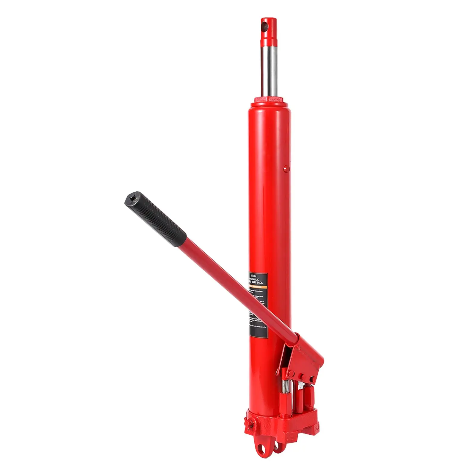 8-Ton Air/Hydraulic Long Ram Jack | Heavy-Duty Engine Hoist Cylinder with Air Pump - Thumbnail 2