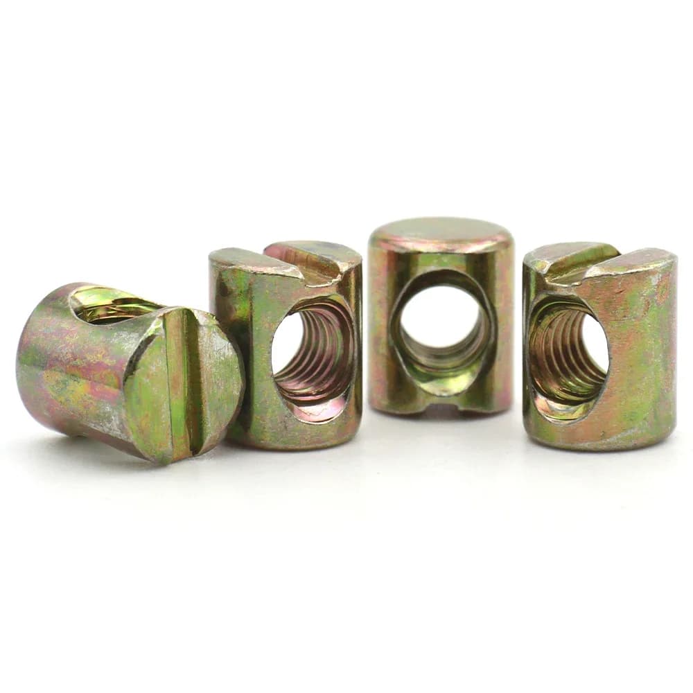 Heavy-Duty Barrel Bolts | 10-50pcs M6 M8 Hammer Embedded Nuts | Bed Frame & Chair Hardware - Thumbnail 4
