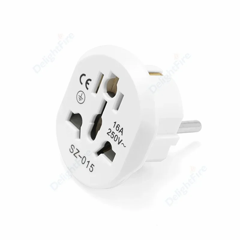 International Travel Adapter | 16A 250V EU Plug Converter | Universal Socket for US, UK, AU - Thumbnail 4
