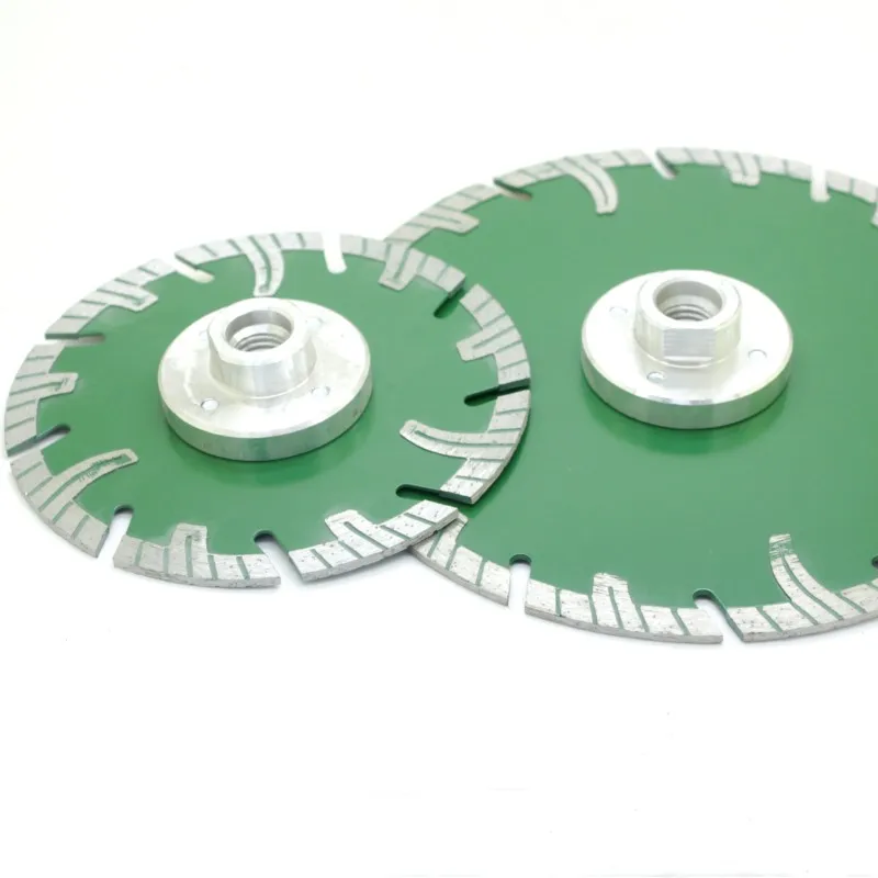 Diamond Cutting Disc | M14 Flange for Concrete & Stone | Corrugated Grinding Blade - Image 1