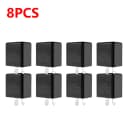 Black 8pcs