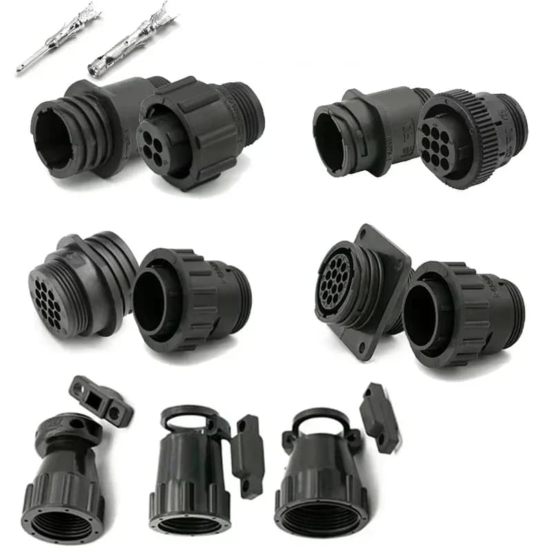 4-Pin SMEMA Connector Plug | AMP/TE 182919-1 Compatible | Durable Circular Automotive Harness - Thumbnail 3