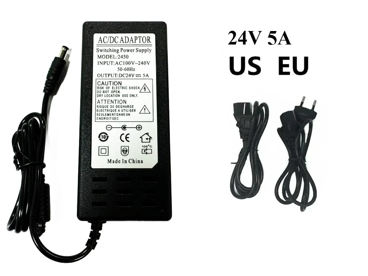 24V AC/DC Power Adapter | 1A-6A Selectable Output | Premium LED Driver & Device Power Supply - Thumbnail 3