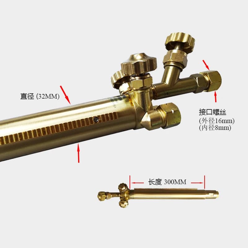 Plasma Cutting Torch | GK250/GK300 Straight Handle | Portable CNC Machine Accessory - Thumbnail 4