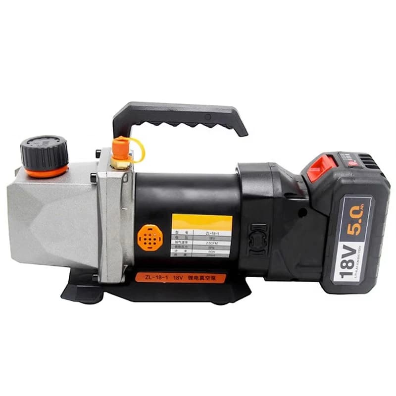 18V Cordless Vacuum Pump | Wireless Refrigerant Charging | HVAC Professional Tool - Thumbnail 4