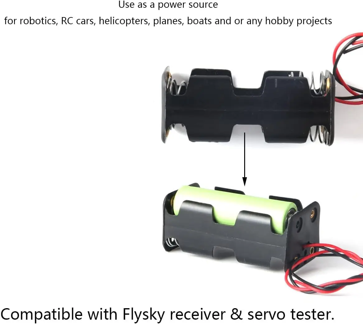 Servo Motor Tester Kit | 6V Battery Holder & 180° 9g Servo | For Robotics & RC Models - Thumbnail 4