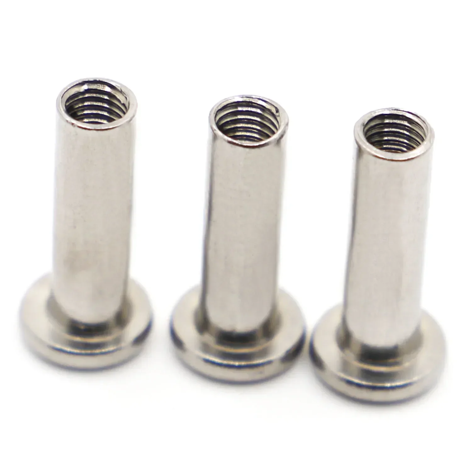 304 Stainless Steel Sleeve Nuts | L=6-50mm M3-M10 Hex Socket | Furniture Rivet Connector - Thumbnail 3