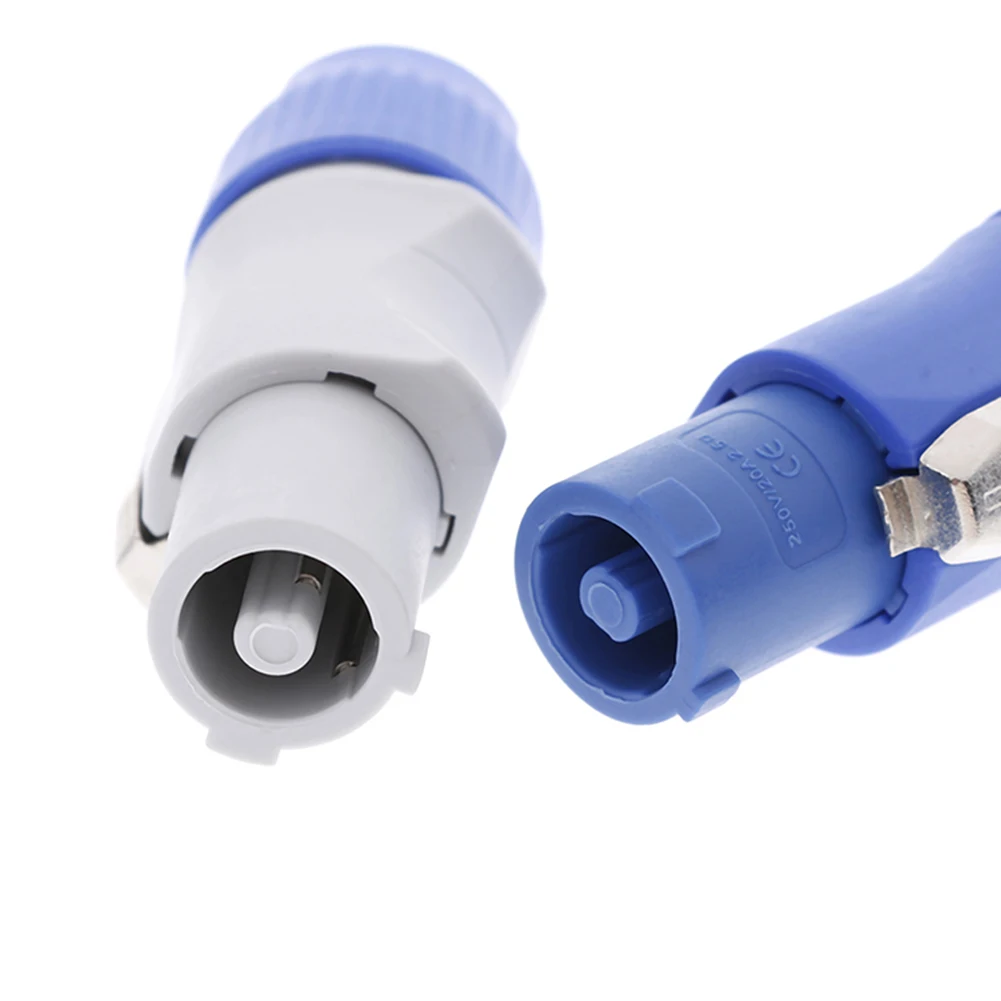 Powercon Connector | 20A 250V AC Male Plug | 3-Pin Speaker & Power Adapter - Thumbnail 5