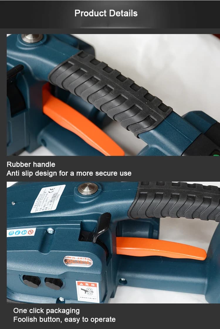 Electric Strapping Tool | Automatic PET/PP Banding | 13mm-16mm Portable Packaging Machine - Thumbnail 5