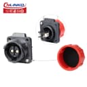 2pin Flange Socket