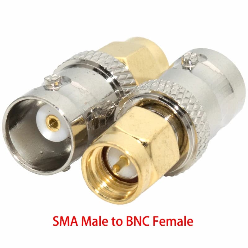 RF Coaxial Adapter Set | SMA, BNC, TNC, UHF Connectors | Brass Construction - Thumbnail 3