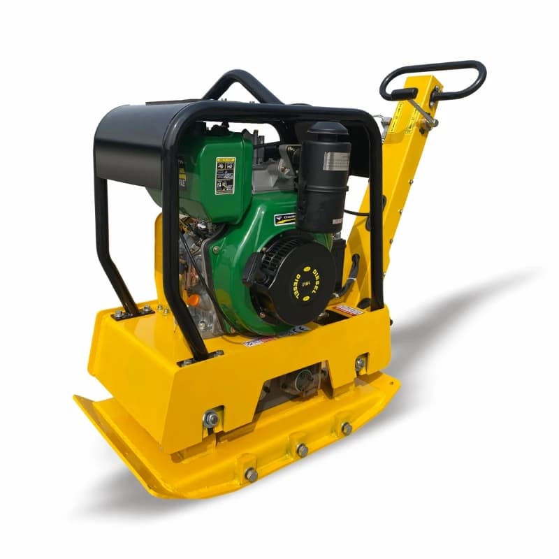 Hand-Pushed Vibratory Plate Compactor | Walk-Behind Design | Road & Surface Compaction Machine - Thumbnail 2