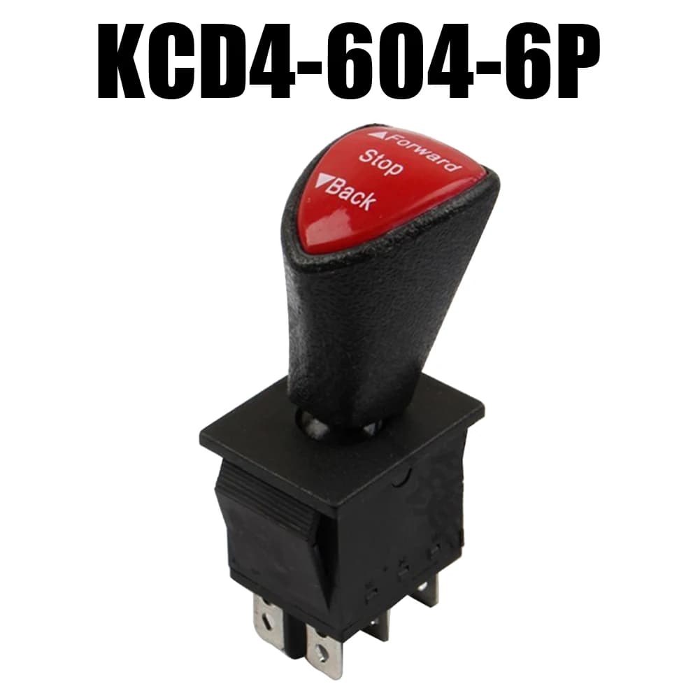 DPDT Latching Rocker Switch | KCD4-604-6P | Forward-Stop-Back Control for Marine & Automotive - Thumbnail 2